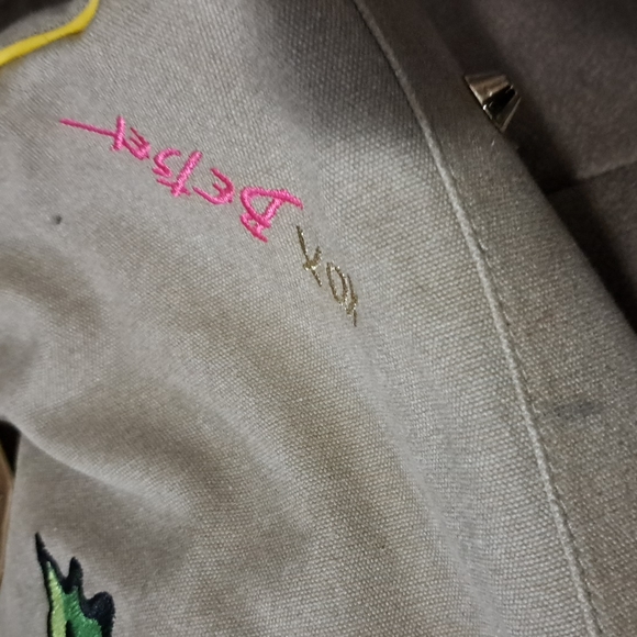 Betsey Johnson Horseshoe Canvas LG Bag - Picture 13 of 14